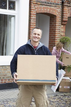 Man with Van Crawley team assisting with a move