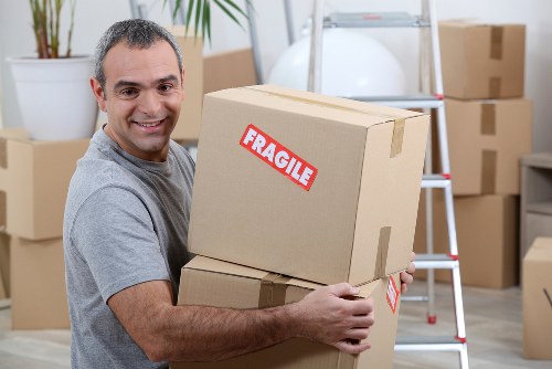 Man with Van Locksbottom team assisting with a move