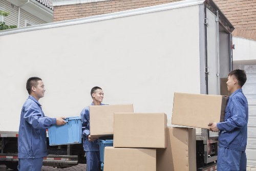 Man with Van The Burroughs team preparing for a move