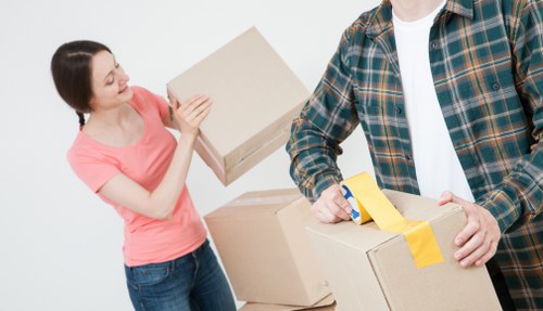 Happy customer after moving with Man with Van Basildon