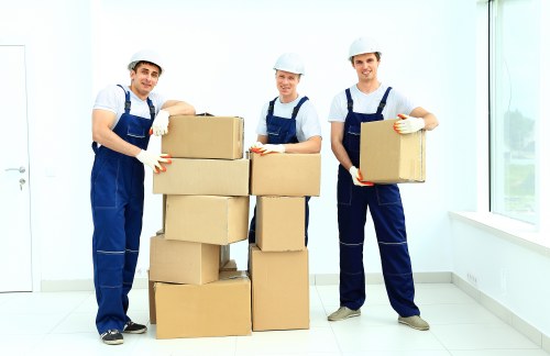Man with Van Osterley team preparing for a move