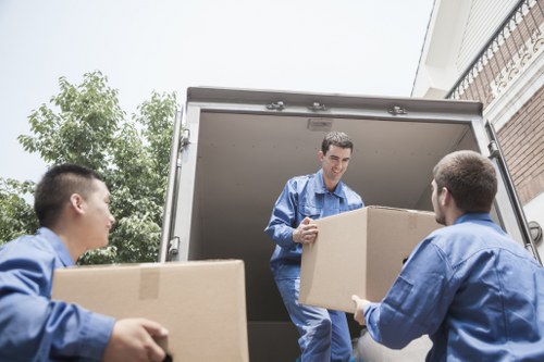 Professional movers assisting with a residential move in Cambridge Heath