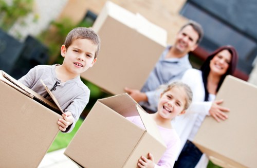 Our professional moving team in action