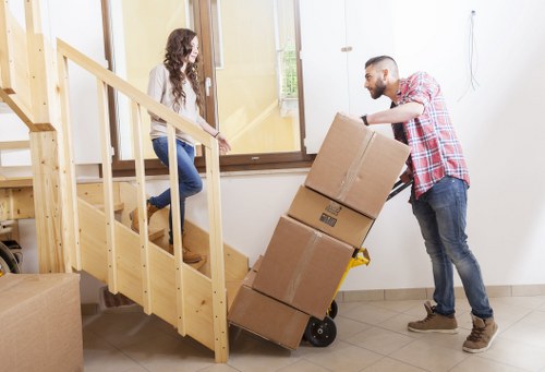 Man with Van Wennington team preparing for a move